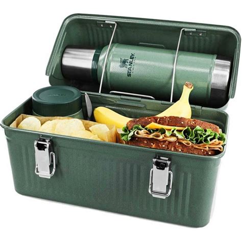 stanley metal lunch box with thermos|stanley lunch box cooler thermos.